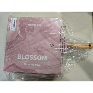 全新盒裝 Neoflam Blossom系列 陶瓷塗層深平底鍋 28公分 28cm 電磁爐 瓦斯爐皆可用 粉色