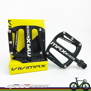 【速度公園】Vivimax MAX MINI-19 踏板｜止滑釘 輕量化 小踏面 鋁合金 自潤軸承 黑色