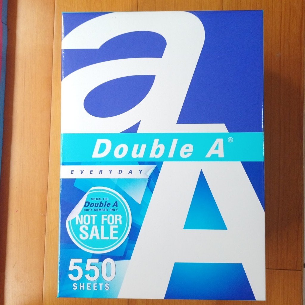 Double A A4影印紙 70磅 550張 (全新)