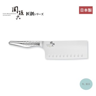 《有。餐具》日本製 貝印 KAI 關孫六 匠創系列 中華包丁 中式菜刀 中華廚刀 菜刀 165mm (AB5165)