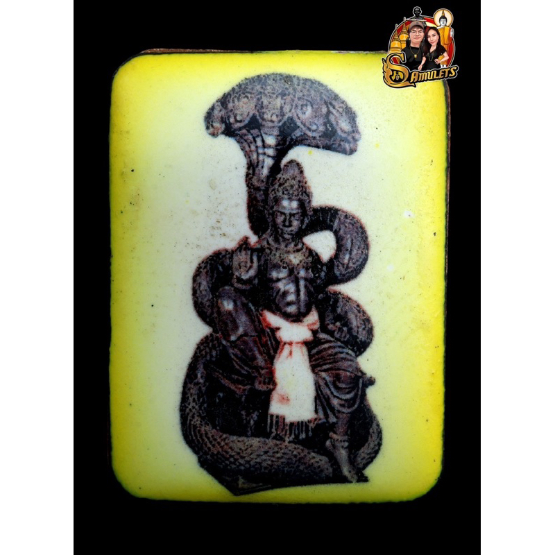 2564 裸澤度金 （淡黃色） 塔瑪儂爸爸 陶瓷locket 拜師法會 帕阿贊塔瑪儂與阿贊初共同加持