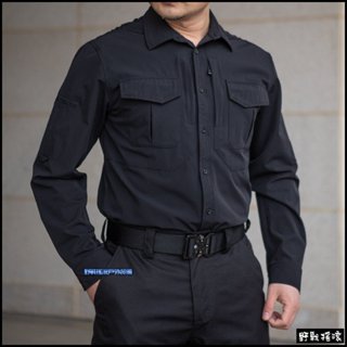 【野戰搖滾】戰鷹彈力速乾戰術長袖襯衫、戰術上衣【黑色、碳灰色、軍綠色】 特勤襯衫勤務服工作服戰術襯衫迷彩服特警服保全