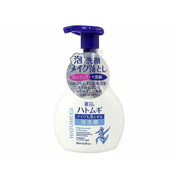 【日系報馬仔】日本熊野 薏仁洗卸兩用泡沫洗面乳(200ml) DS011906