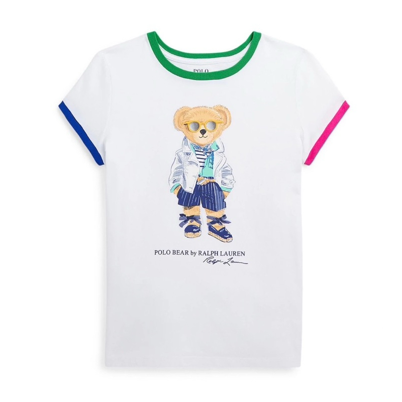 【現貨】Polo Ralph Lauren 女童/青年版 熊熊短袖上衣  RL熊  polo bear polo熊