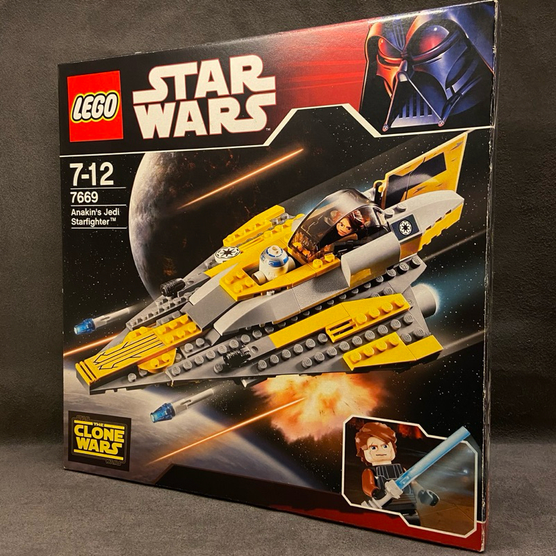 Lego Star Wars 樂高 星際大戰  安納金 絕地戰機 7669 盒組