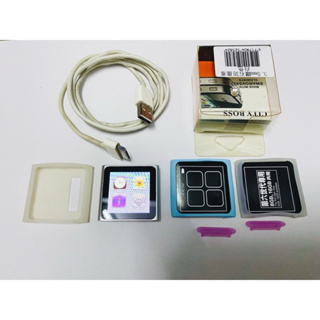 (配件保護套超齊全）正品公司貨～Apple 蘋果 iPod Nano 6 第六代 mp3隨身聽 8G ,小朋友學生聽音樂