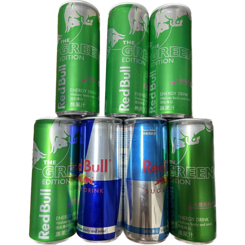 紅牛Red Bull能量飲料💋火龍果無糖原味7瓶組合價