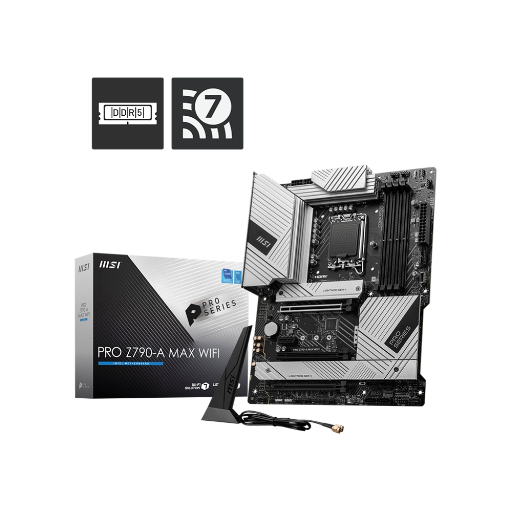 MSI 微星 PRO Z790-A MAX WIFI 主機板 DDR5 1700腳位 ATX 主機板