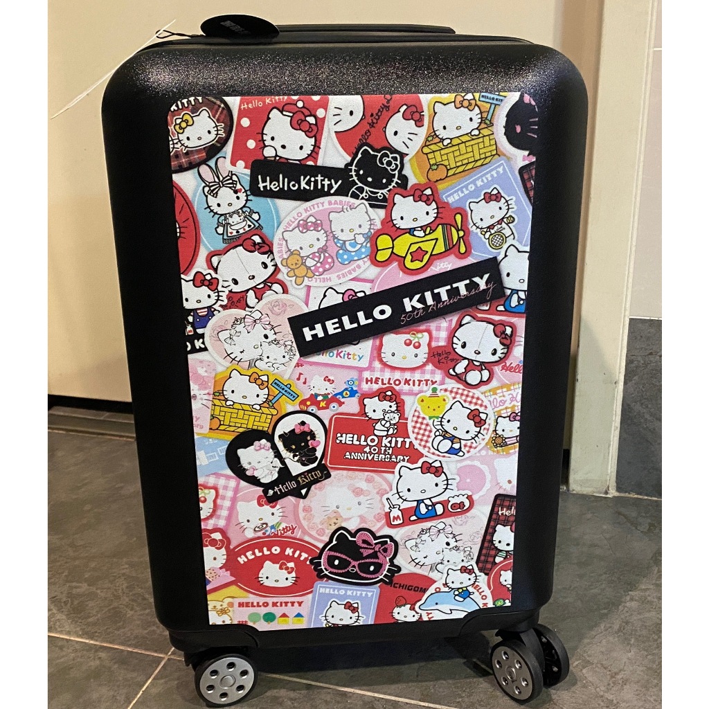 免運費 桂格養氣人蔘 Hello kitty行李箱 太可愛 Hello Kitty 50周年行李箱 Kitty 登機箱