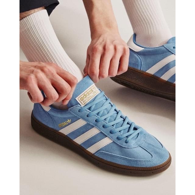 KNS日本限定 ❙ Adidas Handball Spezial 希臘藍 復古麂皮德訓鞋 休閒鞋 BD7632