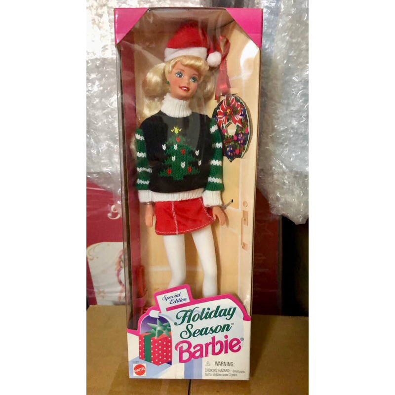 現貨 1996古董芭比Barbie Holiday Season Santa Christmas