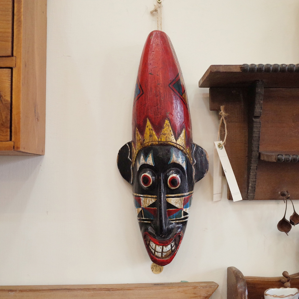 加拿大老件-原住民木雕,手工彩繪擺件,壁掛,吊飾,收藏品