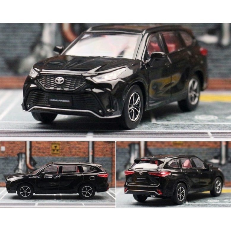 「車苑模型」JKM 汽車模型 1:64 Toyota Highlander RAV4 XSE 聲光 SUV