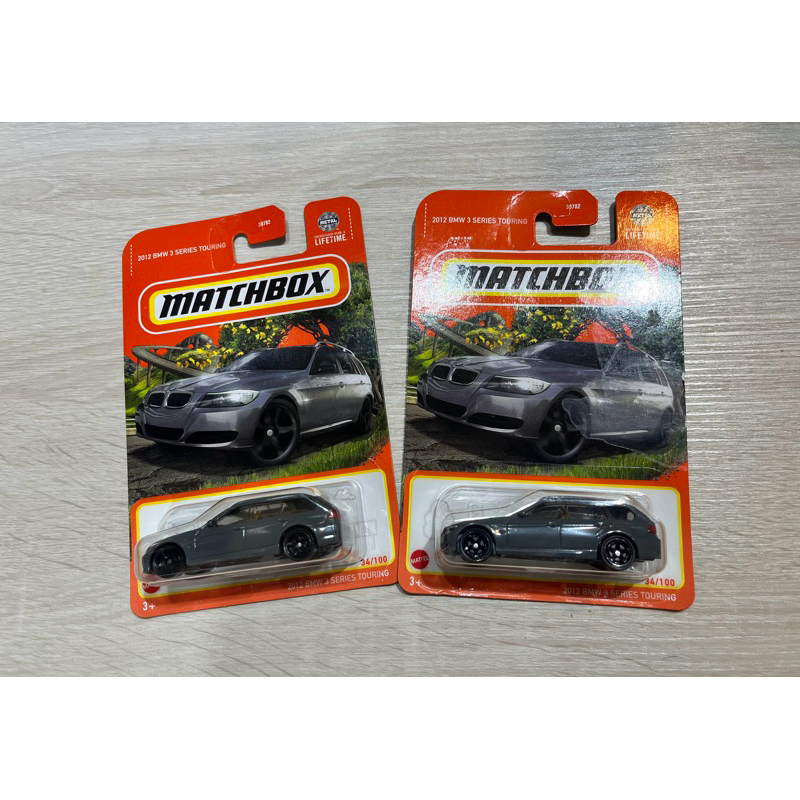 火柴盒 MATCHBOX 2012 BMW 3 SERIES TOURING 寶馬 旅行車 水泥灰 小車