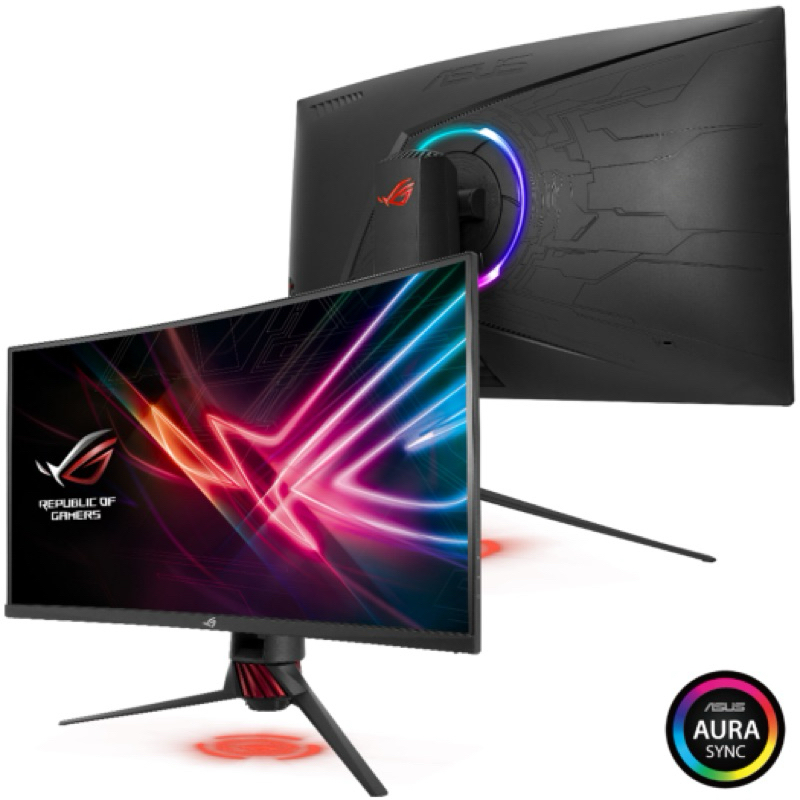 Asus Rog 32吋 曲面螢幕 （xg32vqr ）功能正常 已過保 限自取