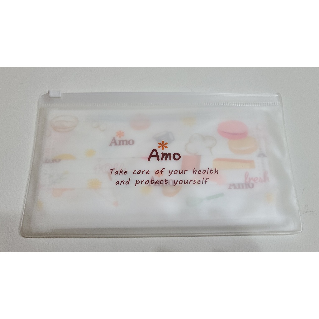 三片裝     Amo    阿默典藏蛋糕   紀念口罩 +  Amo  特製夾鏈袋
