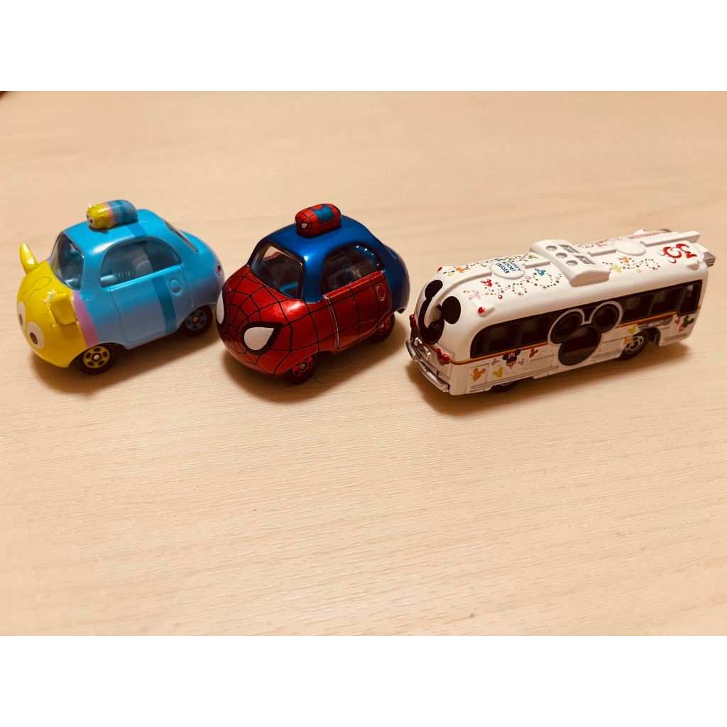 Tomica【TOMICA】Disney Tsum Tsum 疊疊樂小車 漫威 蜘蛛人 迪士尼小汽車 TSUM 三眼怪