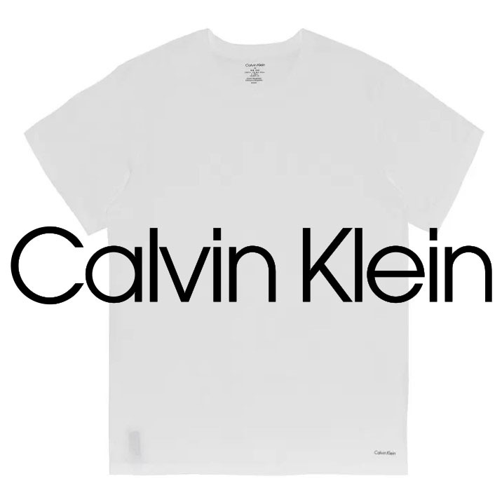 Calvin Klein 男純棉短袖內衣三件組白