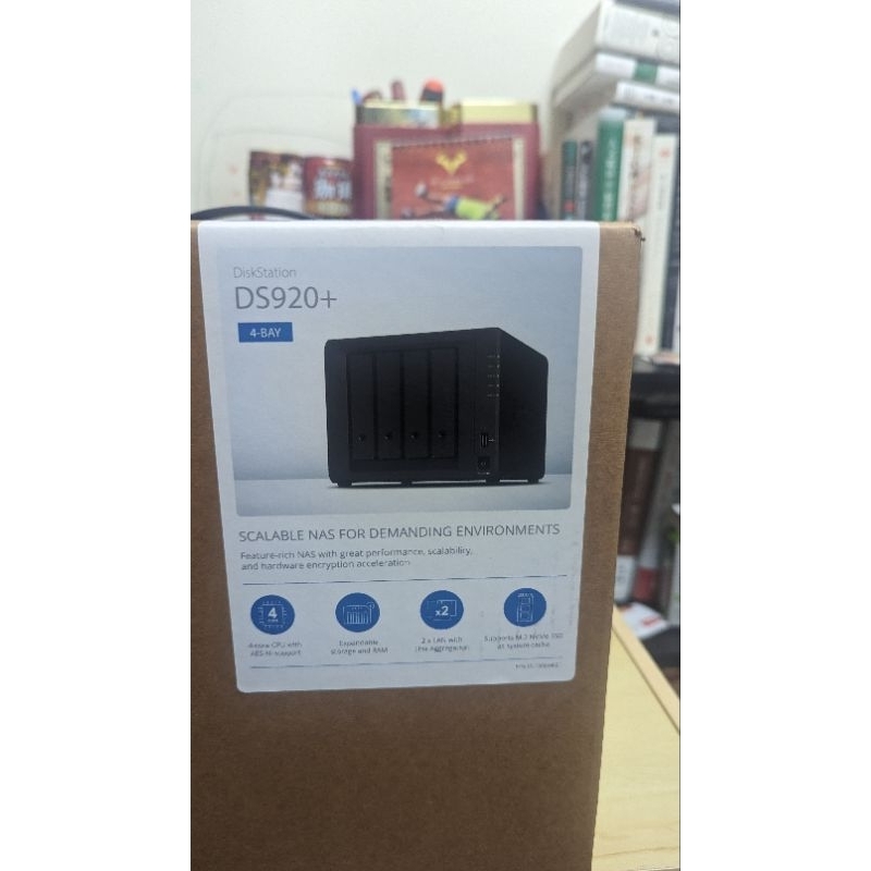 Synology DiskStation DS920+ NAS 伺服器 全新未使用