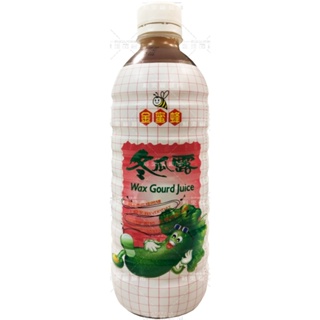 【利來福】金蜜蜂 冬瓜露480ml／瓶｜瓶裝飲品 冬瓜茶 冬瓜飲料