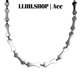 LLHH 狗骨頭🦴 鈦鋼項鍊 古巴項鍊 嘻哈項鍊 鎖骨鏈 簡單造型