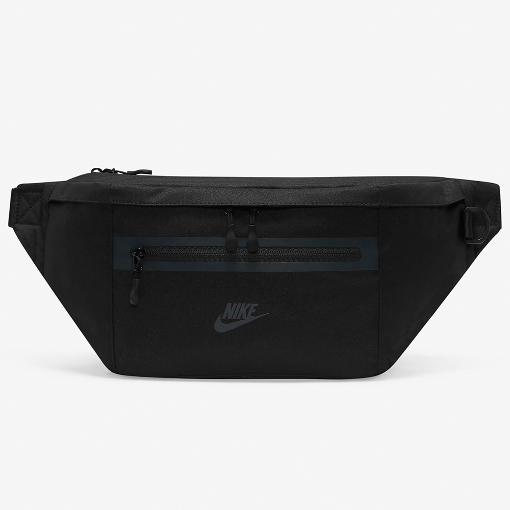 【NIKE】 NK ELMNTL PRM WAISTPACK 小包 運動包 側背包 斜背包 黑-DN2556010