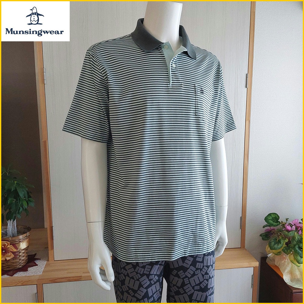 🇯🇵日本二手衣✈️企鵝 大尺碼 短袖POLO【男3L】Munsingwear 企鵝牌 吸濕排汗 POLO衫 P126M