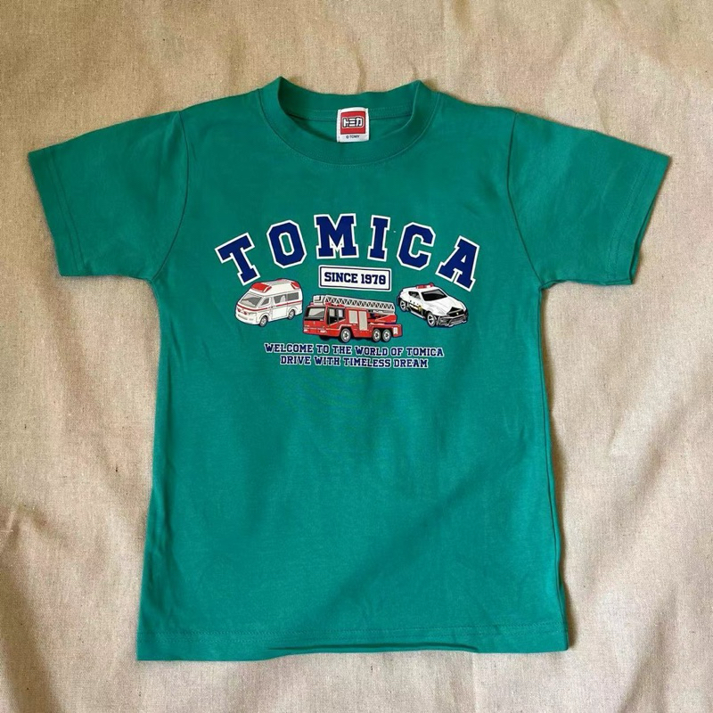 現貨 日本品牌 多美卡 Tomica 130cm 車系上衣