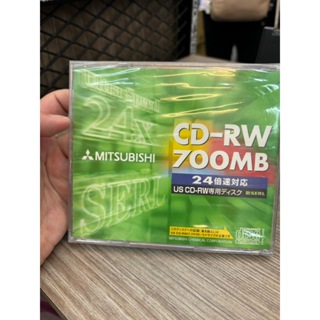 🌟三小福🌟【全新】 最頂級三菱 MITSUBISHI CD-RW 700MB 24倍速 CD燒錄片 外銷日本標準版