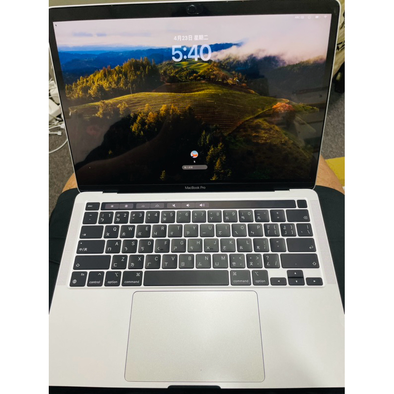 蘋果原廠公司貨 MacBook Pro 13吋 2020年 M1晶片 16G/256G TB版 “銀 A2338