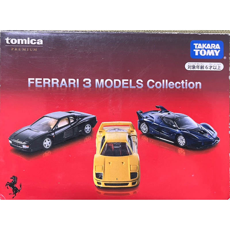 「全新正版現貨」Tomica 多美 PRM 法拉利車組 FERRARI F40 F XX K 一盒三款