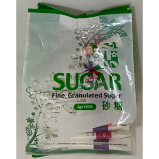 SUGAR戀砂糖4gx100條(包)蔗糖獨立包裝期限20241004開元食品CREATION FOOD泰國製造
