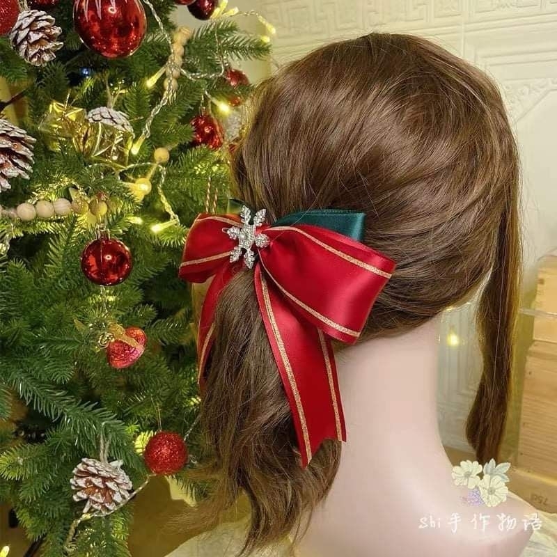 全新 李澤言 女主  戀與製作人 同人 雪願 雪願冬景 聖誕 同款 印象 髮飾 髮圈 髮夾 周邊