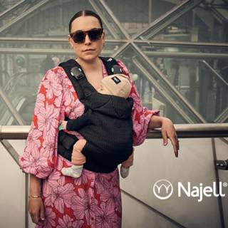 瑞典 Najell Rise 嬰兒背帶 磁扣 寶寶 揹巾 揹帶 背巾 新生兒可用 網眼透氣 磁吸
