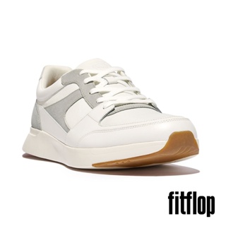 【FitFlop】男 麂皮混皮革繫帶休閒鞋 - 11-14886 - 都會白