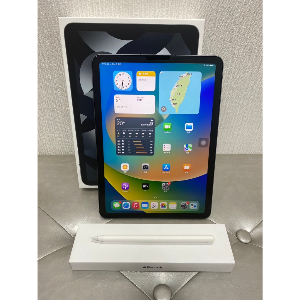 【柏格納】iPad AIR 64G LTE版 10.9吋 A2589 灰#二手平板#保固中#大里中興店CR79M