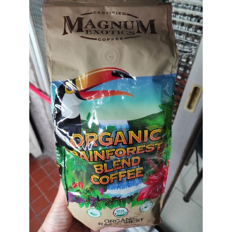 好市多  Magnum有機雨林綜合咖啡豆 907g 大嘴鳥咖啡豆