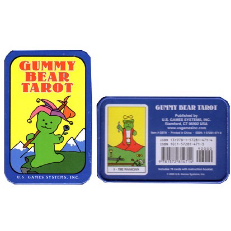 美國原裝進口★小熊軟糖塔羅牌錫鐵盒裝 Gummy Bear Tarot (gb78)