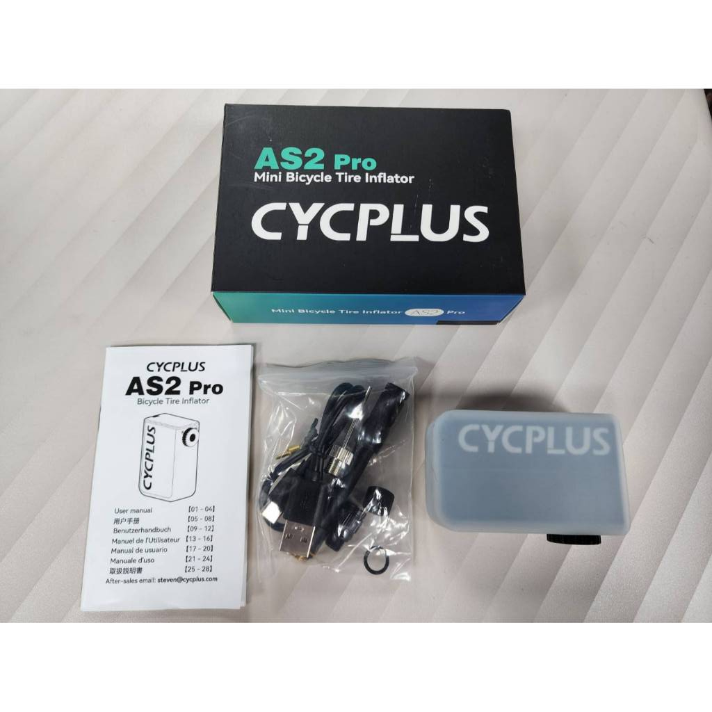{馬克單車} CYCPLUS AS2 Pro 自行車用 迷你電動打氣機 顯示胎壓 120PSI 隨身打氣筒 新款公司貨