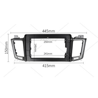臺灣現貨 豐田 altis YARIS CAMRY RAV4套框 音響框 中控臺框 9吋10吋螢幕用 安卓 導航