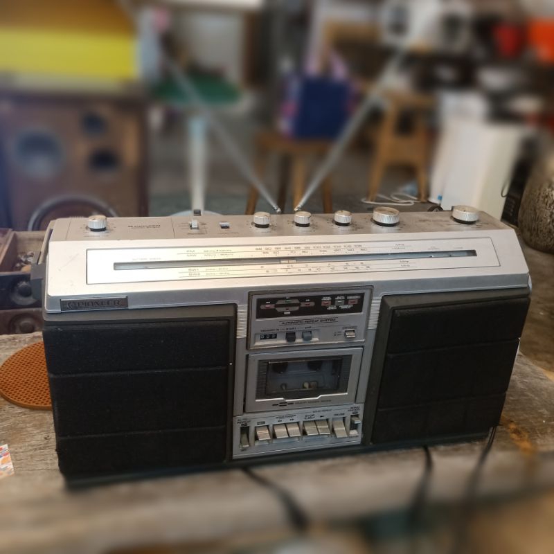 經典pioneer boombox收音機