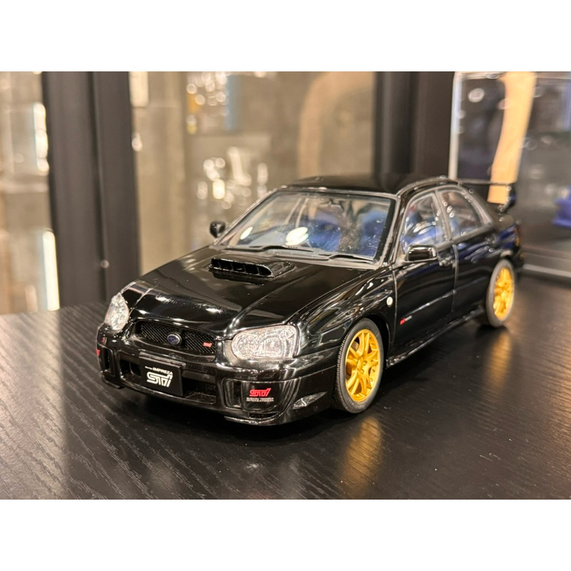 Autoart 1/18 Subaru Impreza WRX STI GDB 淚眼鯊 黑 絕版