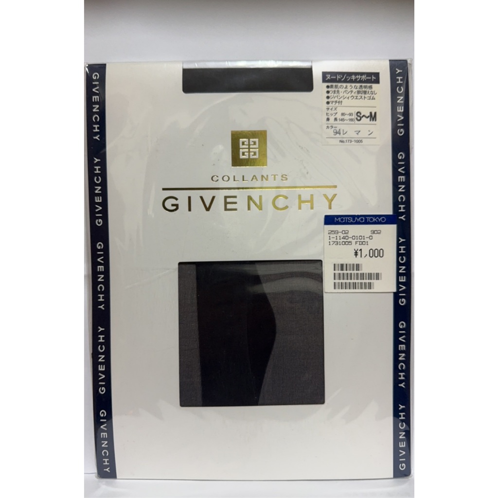 絲襪雜貨店  A0W026 日本製 GIVENCHY 高級 造型 美腿 華麗 性感 褲襪