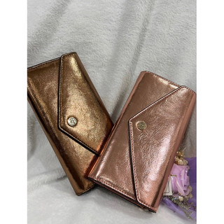 Michael Kors MK 翻蓋長夾玫瑰金/古銅金 現貨