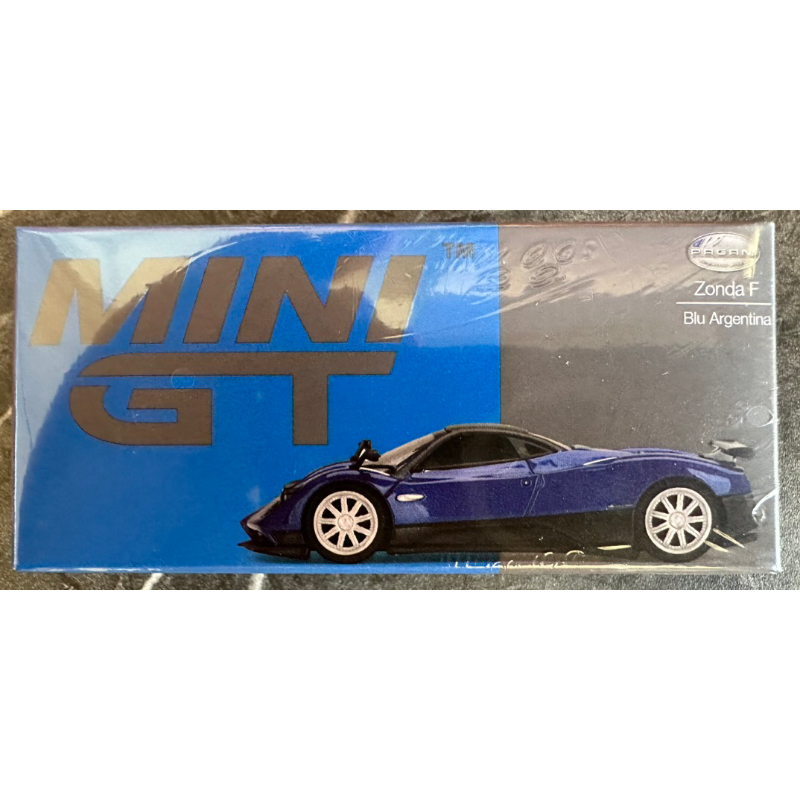 Mini Gt No.408 Pagani 帕加尼 Zonda F 藍色 模型車 模型