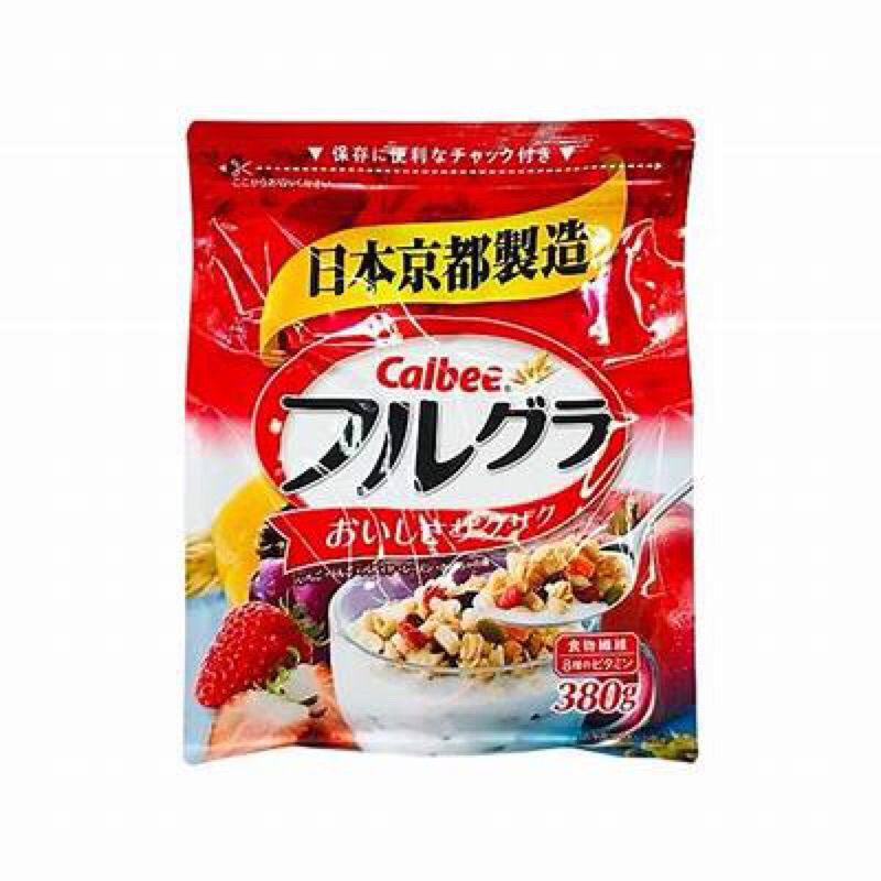 🌟即期商品🌟 🇯🇵 Calbee卡樂比 富果樂水果麥片 380g 麥片 早餐 granola 水果麥片 富果樂