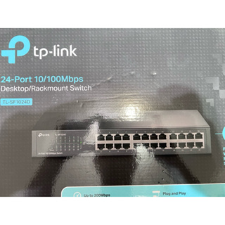 TP-LINK TL-SF1024D 24埠10/100Mbps機架裝載交換器