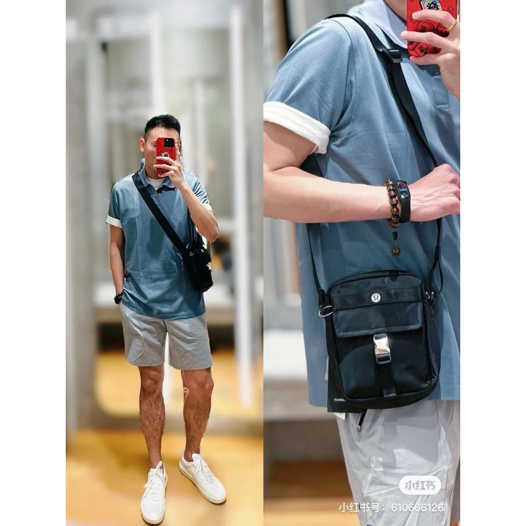 露露 lululemon  2L 防潑水出國 隨身小方包 證件包 肩背包 證件包 手機包 多色 21/16/6