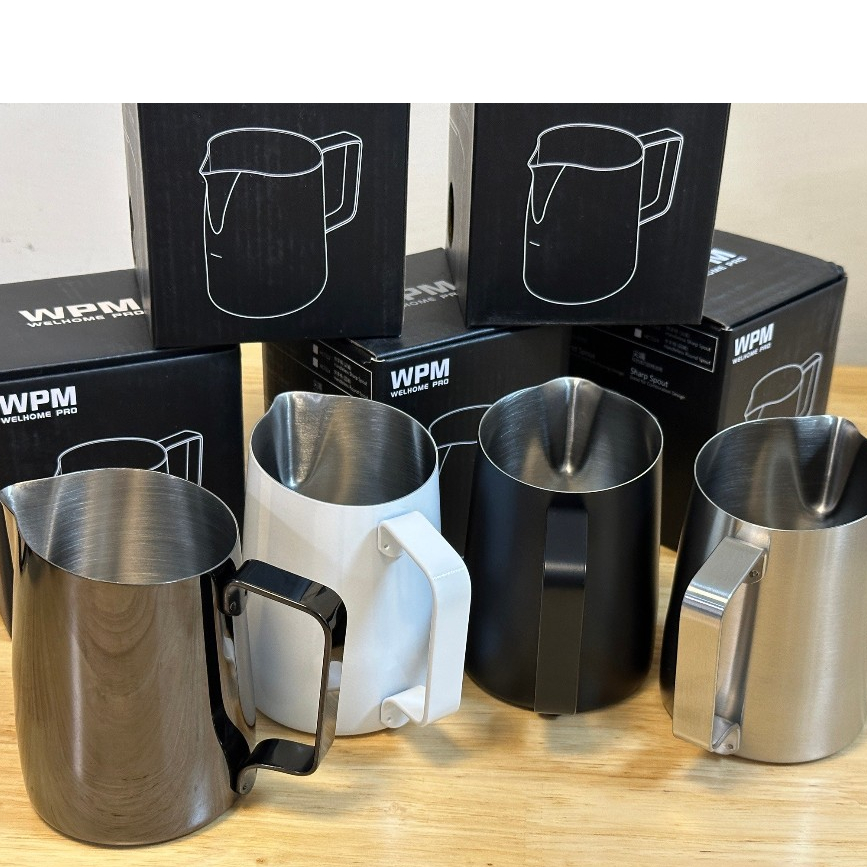 新手推薦 惠家 WPM 斜口 拉花鋼杯 450ml 500ml 圓嘴 尖嘴 新手 入門  木子咖啡小物