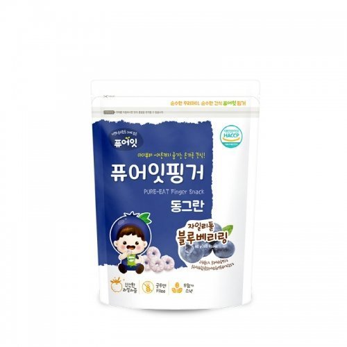 【現貨】樂寶媽 Naebro 韓國有機水果米圈圈 40g-藍莓 美食 零食 餅乾 寶寶零食 團購美食 辦公室零食